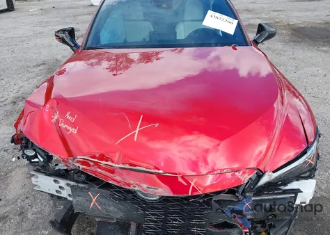 2025 Lexus Is 350 F Sport из США, поврежденный, VIN JTHGZ1B29S5086535